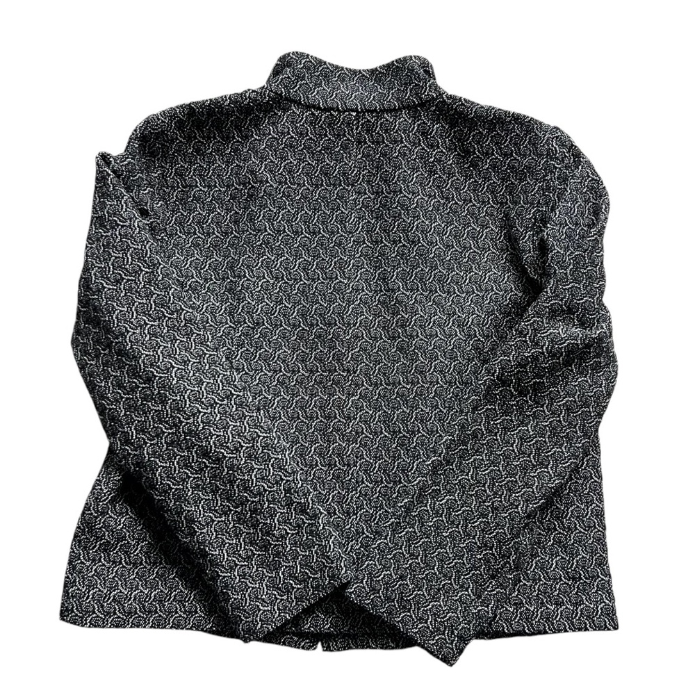 Eileen Fisher Rosette Jacquard Jacket Lightweight Size M - Picture 7 of 13